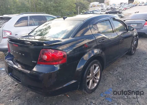 2012 Dodge Avenger Sxt из США, поврежденный, VIN 1C3CDZCB7CN312976